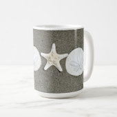 ビーチXとOのフォトコーヒーマグ コーヒーマグカップ (正面右)