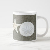 ビーチXとOのフォトコーヒーマグ ジャンボコーヒーマグカップ (右)