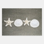 ビーチX・Oギフトラッピング紙 ラッピングペーパーシート (正面2)