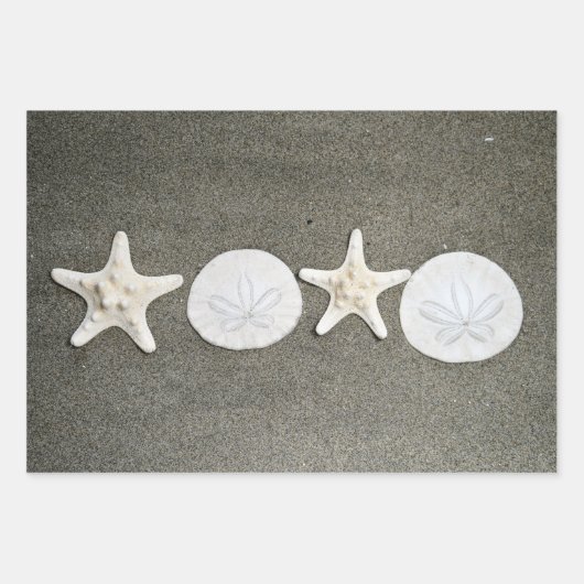 ビーチX・Oギフトラッピング紙 ラッピングペーパーシート (正面)