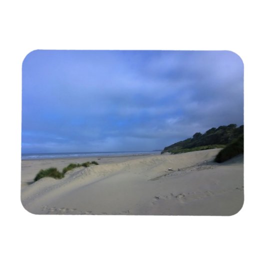 ビーチYaquina Bay、Newport、OR マグネット (横)