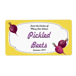 ビーツキャニング漬け ラベル