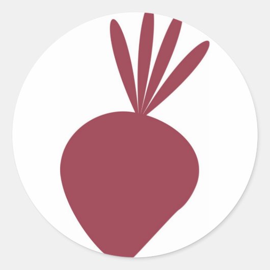 ビーツステッカー ラウンドシール (正面)