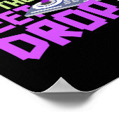 ビーツドロッププンビーガンガーデニング ポスター (角)