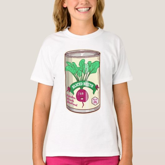 ビーツブリキ缶 Tシャツ (正面)