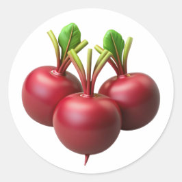 ビーツプラスチック3D – 光沢ラウンドラベル ラウンドシール