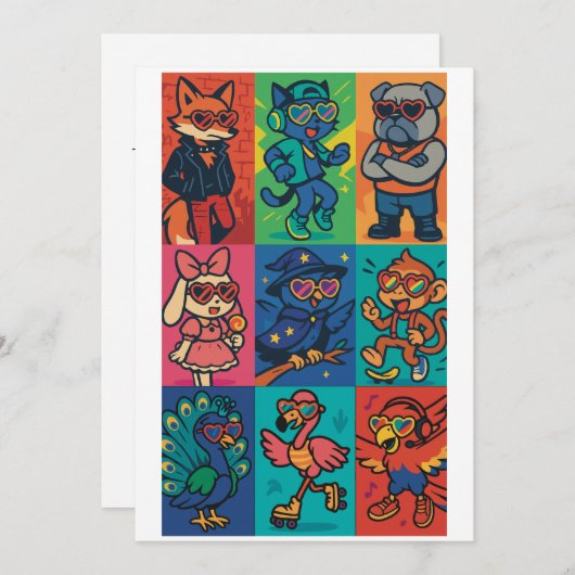 ビーツ アンド ビースト 招待状 (正面/裏面)