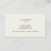 ビーツ 名刺 (裏面)