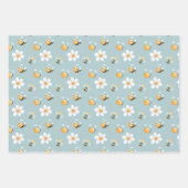 ビーテーマかわいいキッズラッピング紙 ラッピングペーパーシート (正面3)