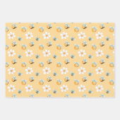 ビーテーマかわいいキッズラッピング紙 ラッピングペーパーシート (正面2)