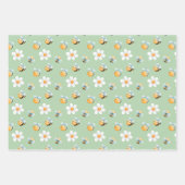 ビーテーマかわいいキッズラッピング紙 ラッピングペーパーシート (正面)