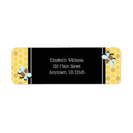 ビーテーマハニカム差出人住所 ラベル