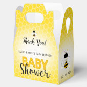 ビーテーマベビーシャワー切り妻箱 フェイバーボックス (オープン)