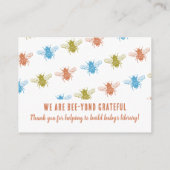 ビーテーマ切手ベビー依頼書 エンクロージャーカード (裏面)