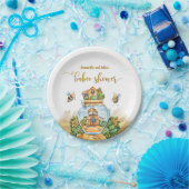 ビーテーマ男女兼用ベビーシャワー ペーパープレート (パーティー)