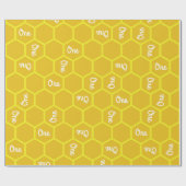 ビーデイキュート1stバースデーラッピング紙 ラッピングペーパー (フラット)