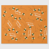 ビーデイキュート1stバースデーラッピング紙 ラッピングペーパー (フラット)