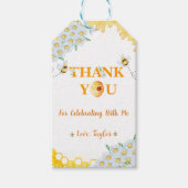 ビーデイサンキューラベル誕生日 ギフトタグ (正面)