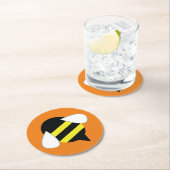 ビーデイバースデーパーティー ラウンドペーパーコースター (インサイチュ)