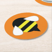 ビーデイバースデーパーティー ラウンドペーパーコースター (アングル)