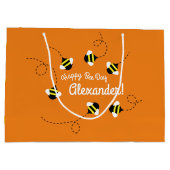 ビーデイバースデーパーティー ラージペーパーバッグ (裏面)