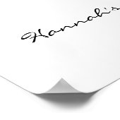 ビーデイ誕生日ウェルカムサイン ポスター (角)