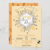 ビーデイ誕生日招待状 招待状 (正面/裏面)