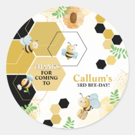 ビーデイ誕生日 ラウンドシール