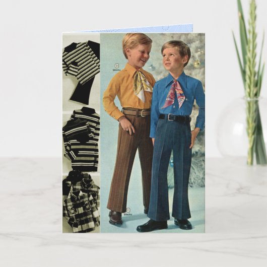 ビートが始まる！ユーモアあふれるホリデーカード シーズンカード (正面)