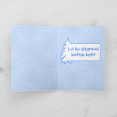 ビートが始まる！ユーモアあふれるホリデーカード シーズンカード (内部)