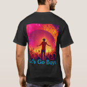 ビートとバースト" "夜のリズム" "同期 Tシャツ (裏面)