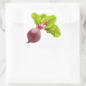 ビートと大きな葉 スクエアシール (バッグ)