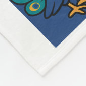 ビートと獣 フリースブランケット (角)