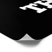 ビートのユーモア満載デザイン「We Got The Beet」ダークBG ポスター (角)