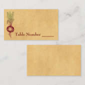 ビートの座席表 プレイスカード (正面/裏面)