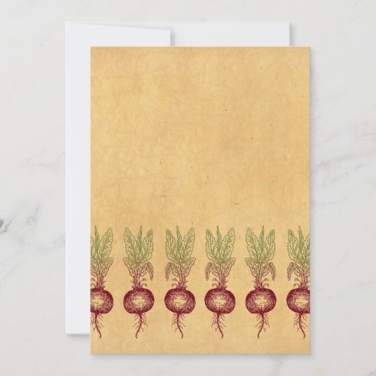 ビートの招待状(空白) 招待状 (正面)