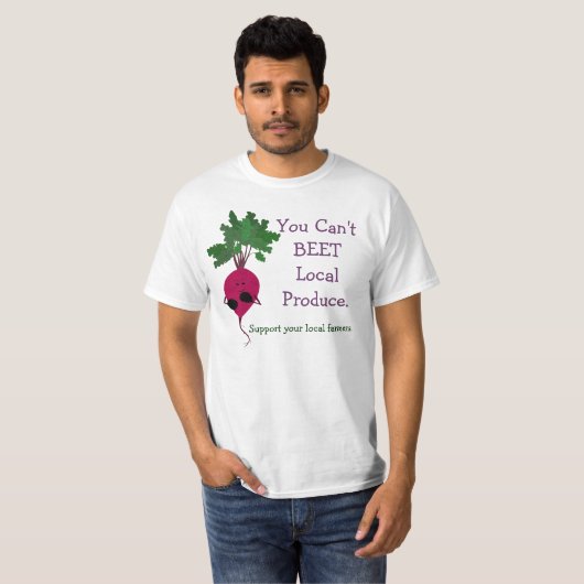 ビートの支部の食糧できません Tシャツ (正面フル)