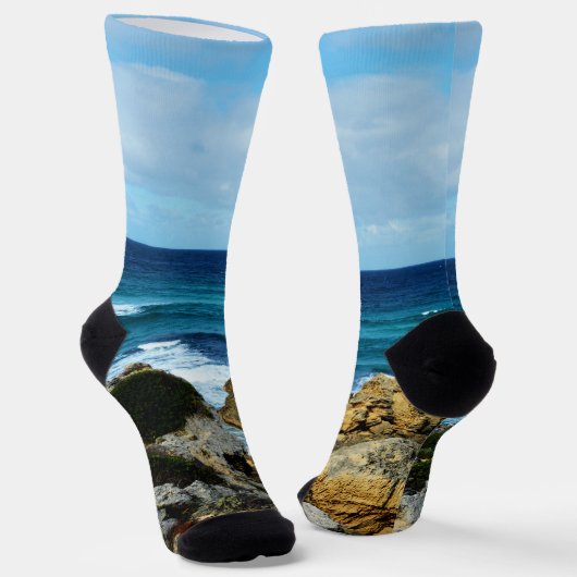 ビートの海、クルーソックス ソックス (傾斜あり)
