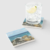 ビートの海 ストーンコースター (横)