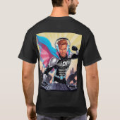 ビートの英雄: DJ Defender Tシャツ (裏面)