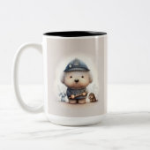 ビートのK-9ユニット。 ツートーンマグカップ (左)