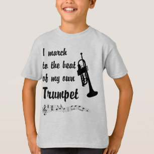 ビートへの3月: トランペット Tシャツ