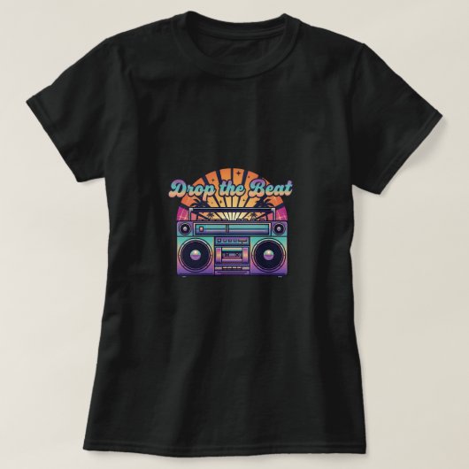 ビートを落として Tシャツ (デザイン正面)