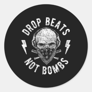 ビートを落とし込まないDjを平和のための戦争に対抗する ラウンドシール