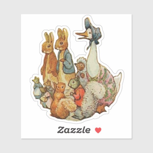 ビートクラシックリックス・ポッター・ピーター&フレンズ シール (シート)