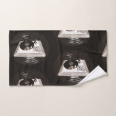 ビートスキル歌詞オンターンテーブルヒップホップ バスタオルセット (ハンドタオル)