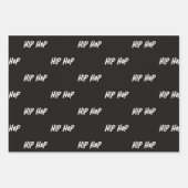 ビートスキル歌詞オンターンテーブルヒップホップ ラッピングペーパーシート (正面3)