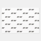 ビートスキル歌詞オンターンテーブルヒップホップ ラッピングペーパーシート (正面2)