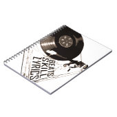 ビートスキル歌詞記録プレーヤー ノートブック (左側)