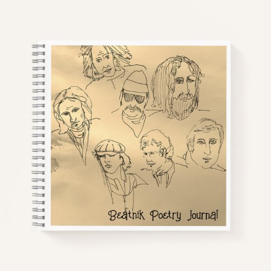 ビートニク詩ジャーナル ノートブック (正面)